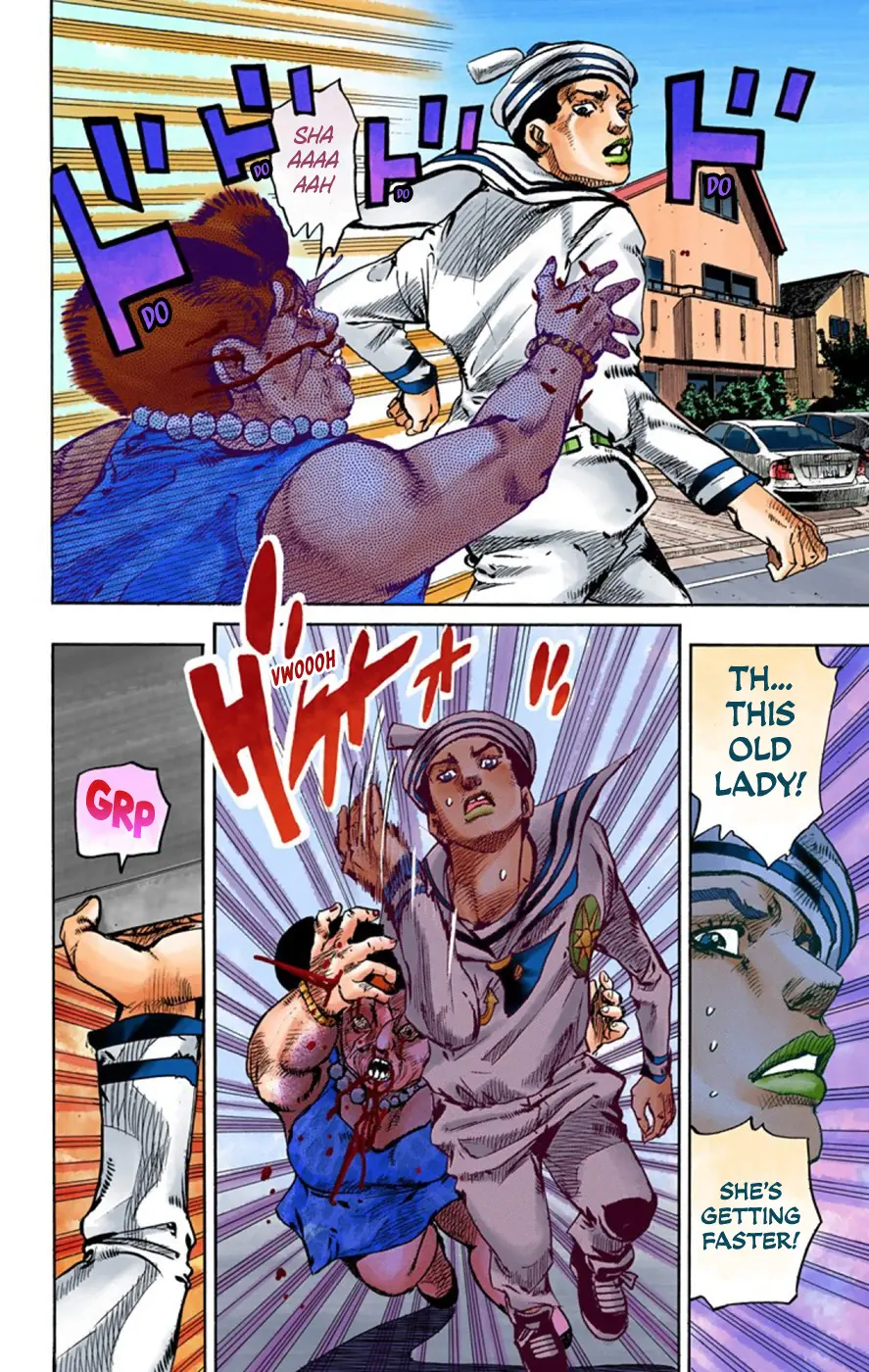 JoJo's Bizarre Adventure, Part 8: JoJolion Colored Manga — Chapter 61 — Page 17