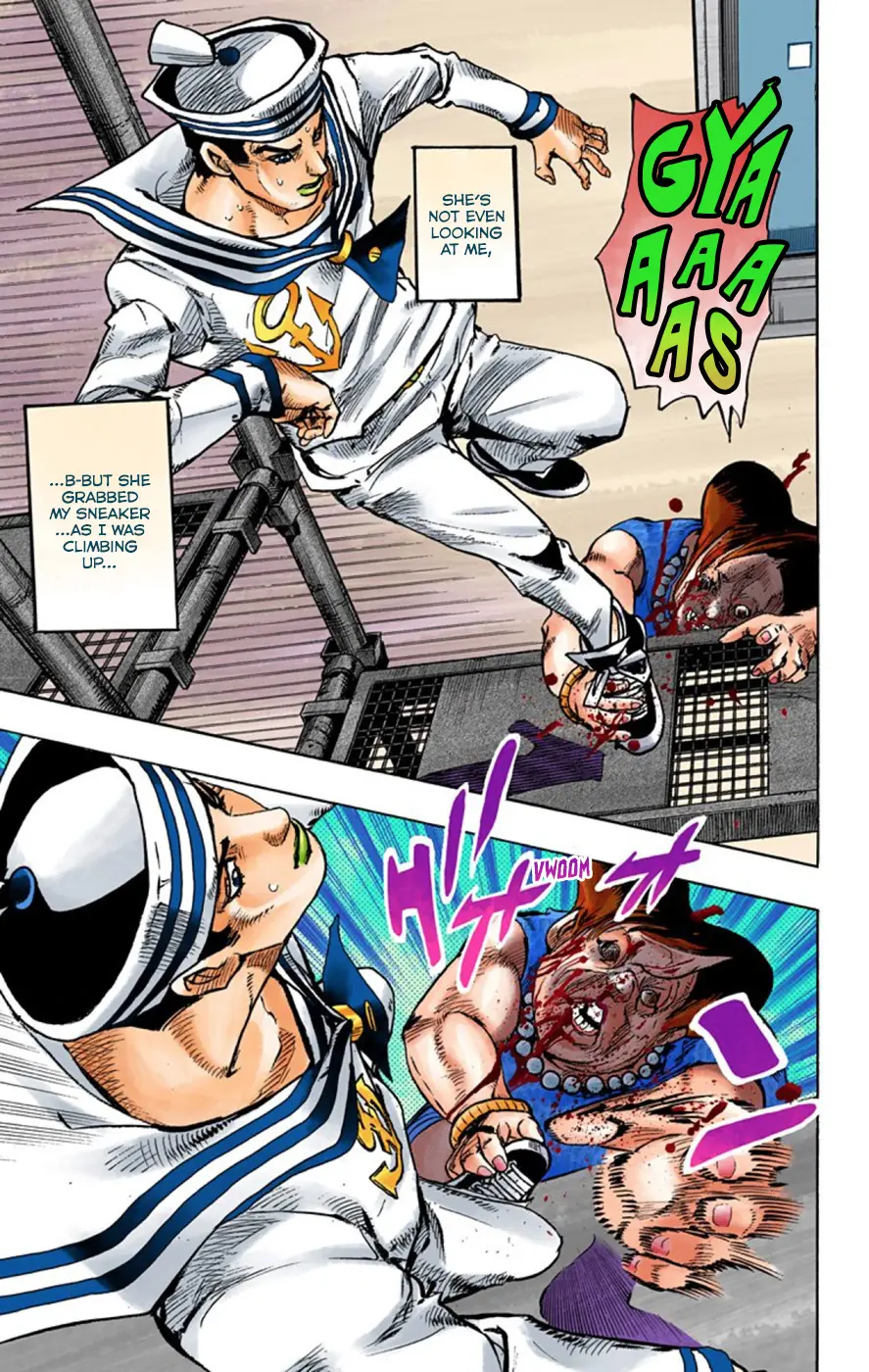 JoJo's Bizarre Adventure, Part 8: JoJolion Colored Manga — Chapter 61 — Page 22