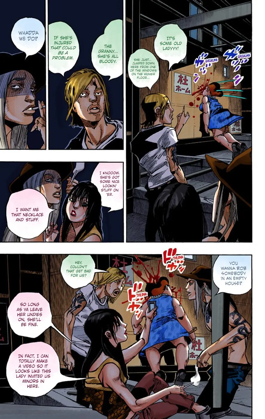 JoJo's Bizarre Adventure, Part 8: JoJolion Colored Manga — Chapter 61 — Page 31