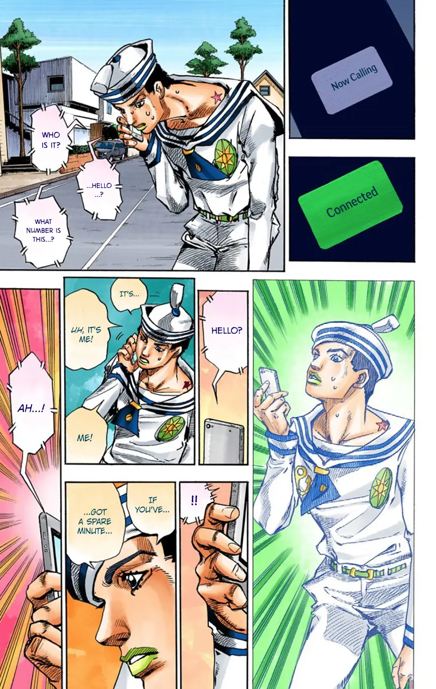 JoJo's Bizarre Adventure, Part 8: JoJolion Colored Manga — Chapter 61 — Page 35