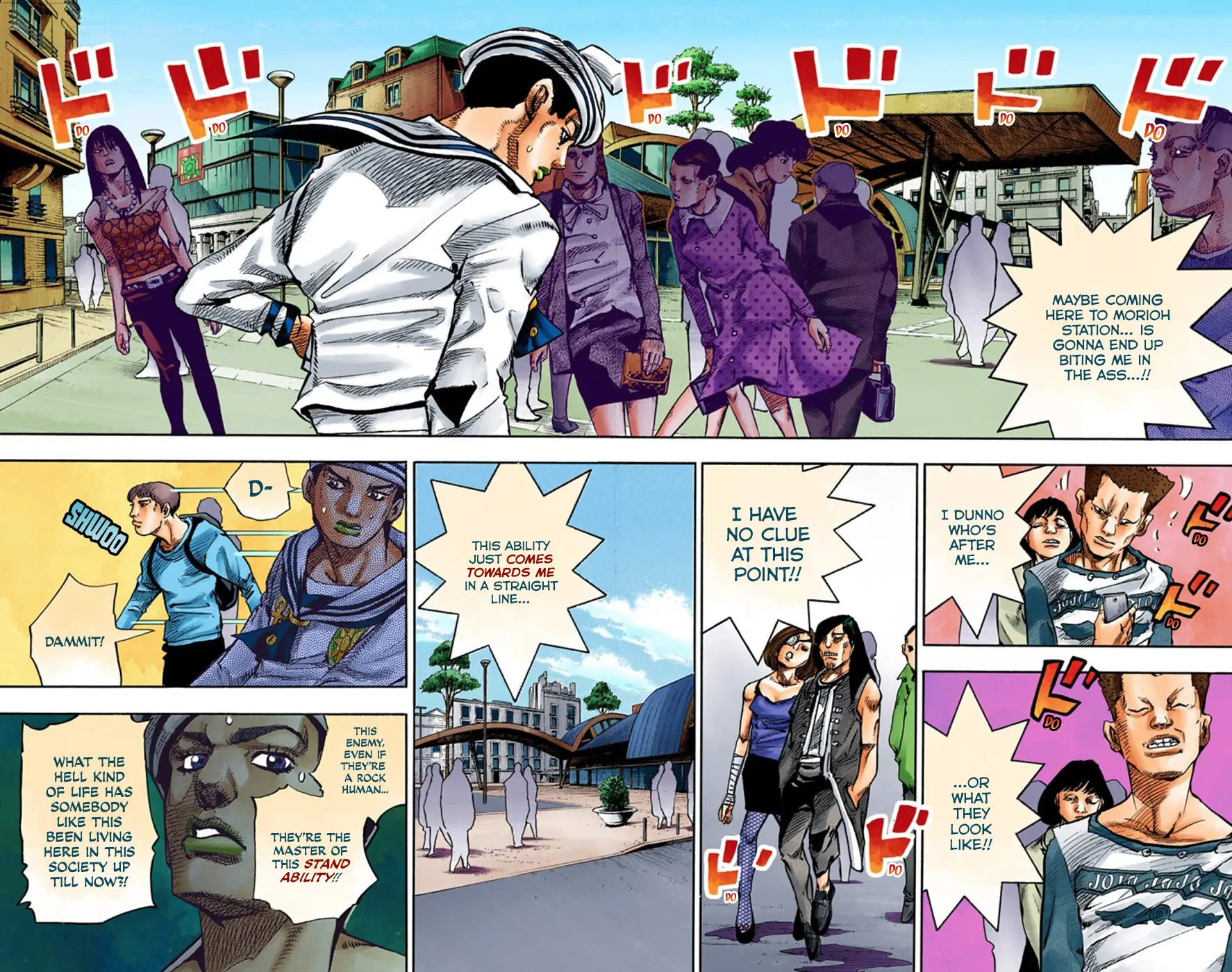 JoJo's Bizarre Adventure, Part 8: JoJolion Colored Manga — Chapter 62 — Page 4