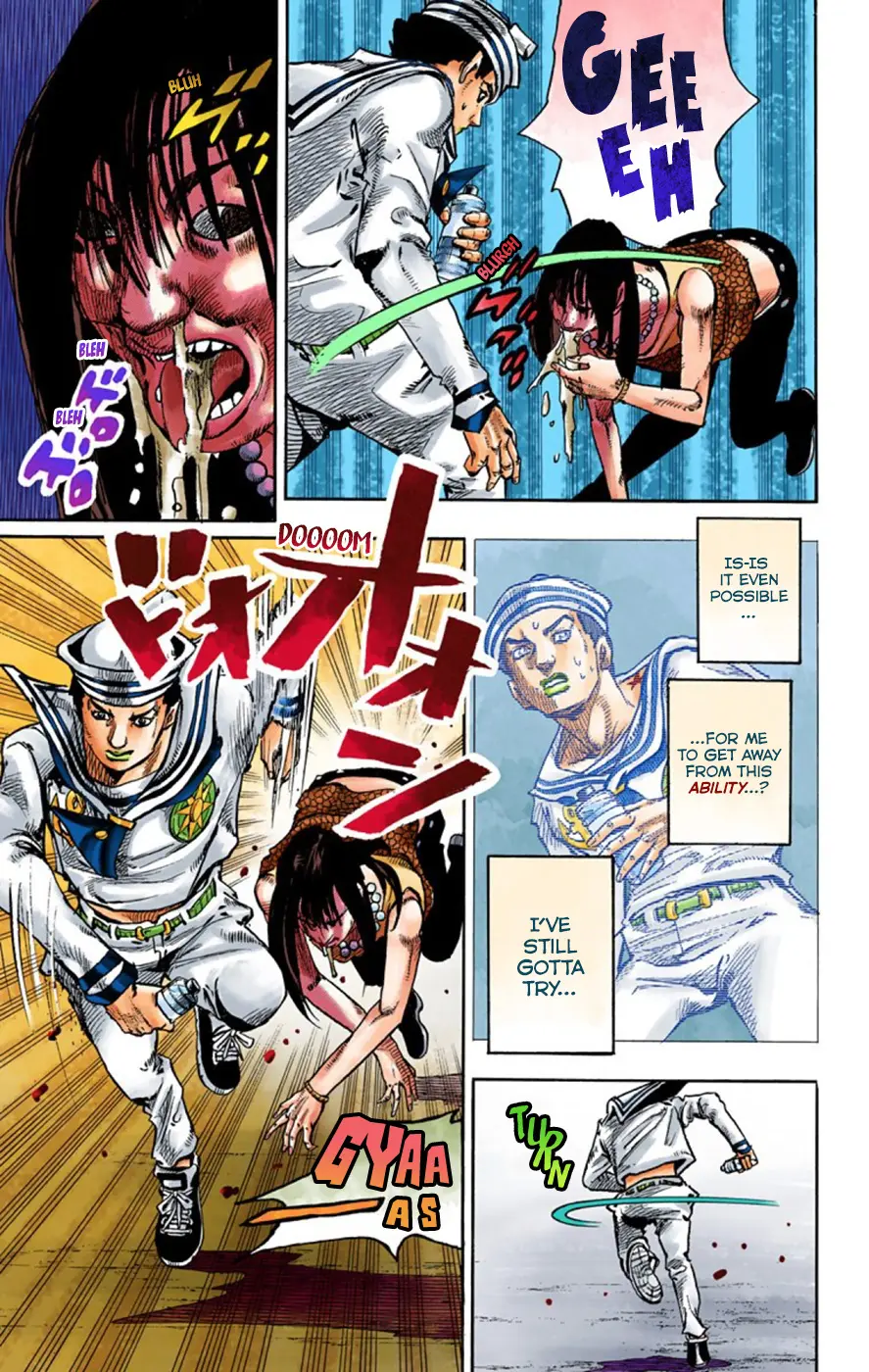 JoJo's Bizarre Adventure, Part 8: JoJolion Colored Manga — Chapter 62 — Page 8