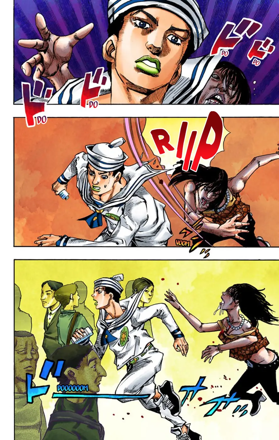 JoJo's Bizarre Adventure, Part 8: JoJolion Colored Manga — Chapter 62 — Page 9