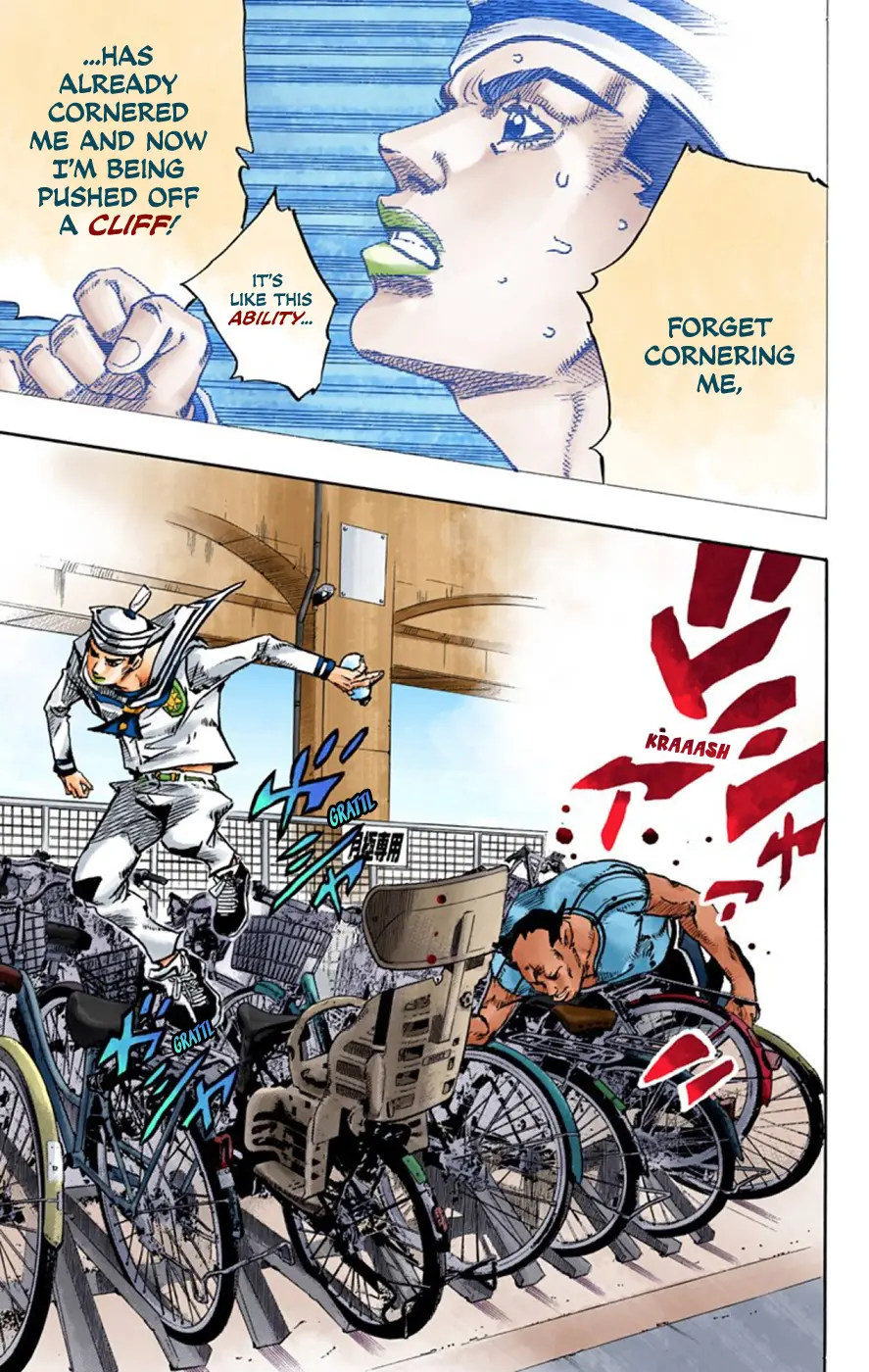 JoJo's Bizarre Adventure, Part 8: JoJolion Colored Manga — Chapter 62 — Page 15