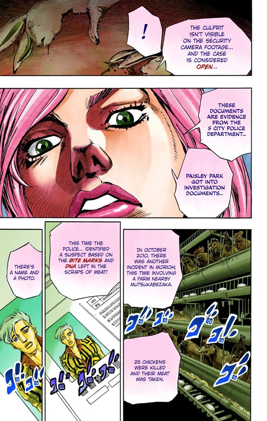 JoJo's Bizarre Adventure, Part 8: JoJolion Colored Manga — Chapter 62 — Page 32