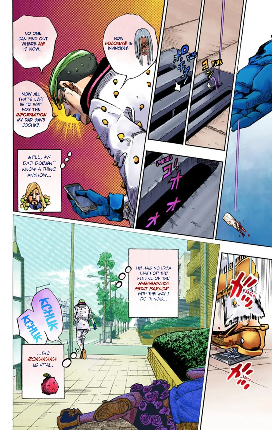 JoJo's Bizarre Adventure, Part 8: JoJolion Colored Manga — Chapter 62 — Page 38