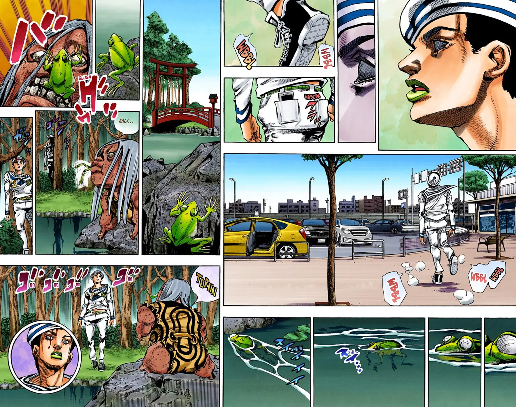 JoJo's Bizarre Adventure, Part 8: JoJolion Colored Manga β Chapter 63 β Page 32