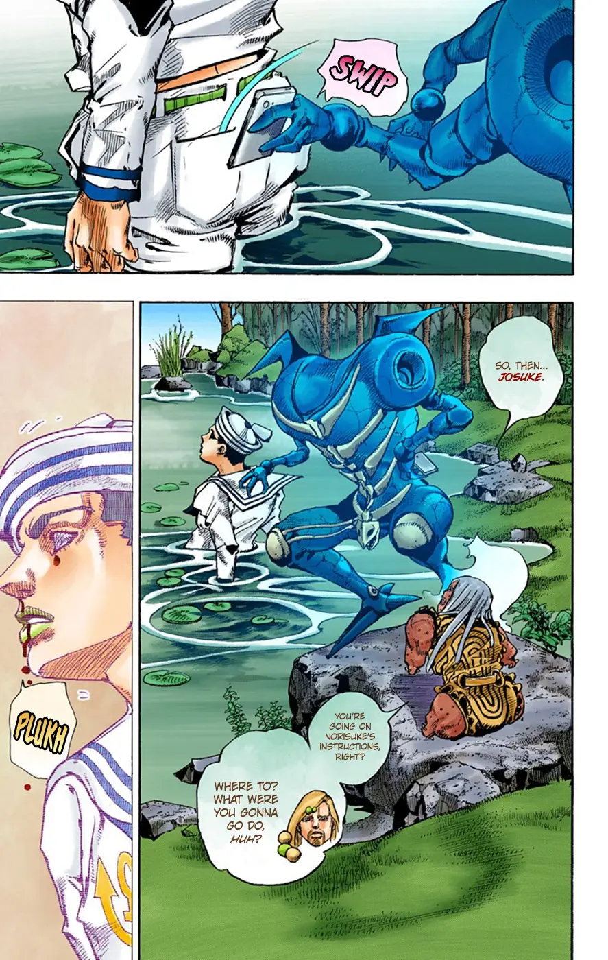 JoJo's Bizarre Adventure, Part 8: JoJolion Colored Manga β Chapter 63 β Page 34