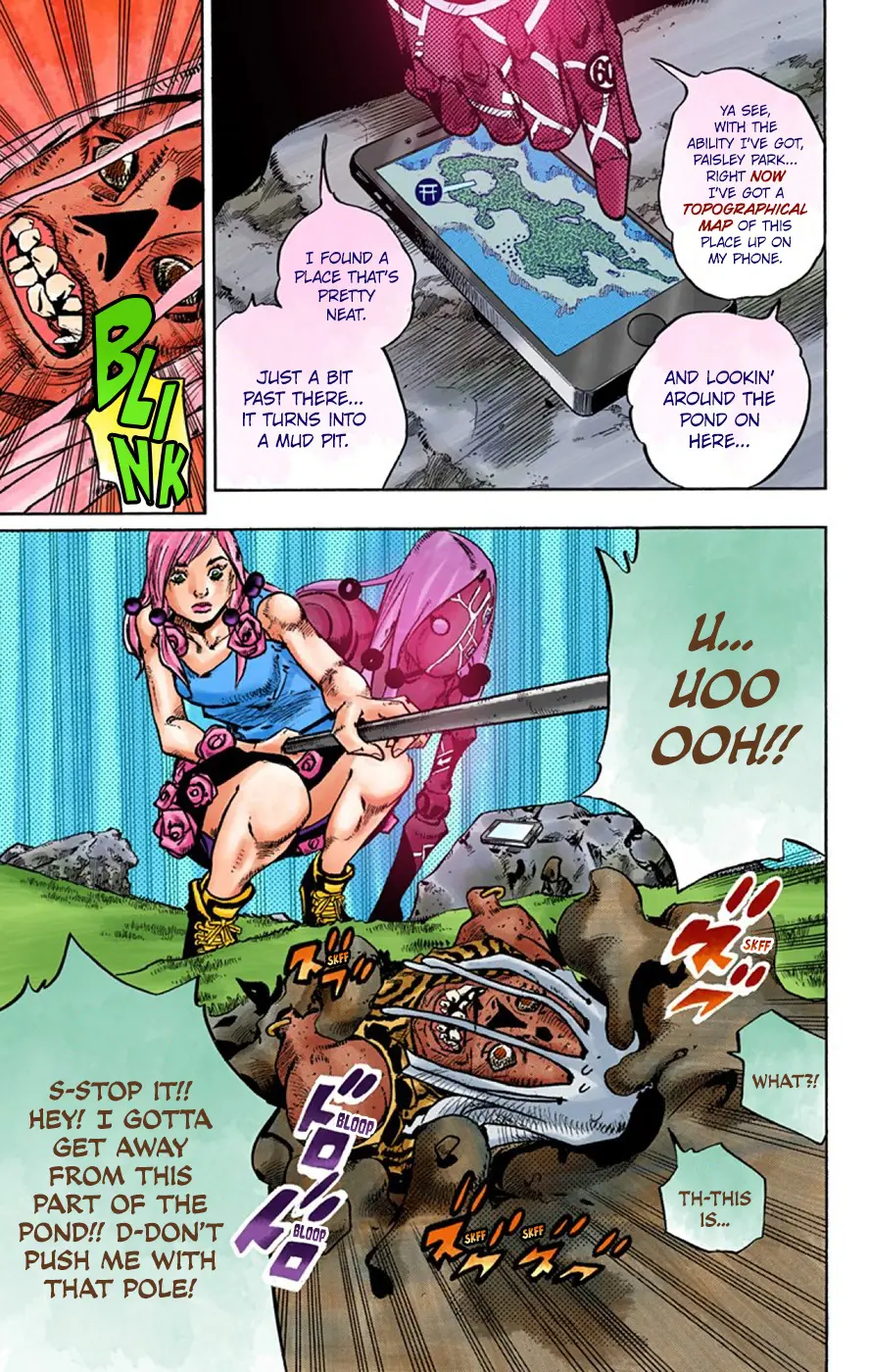 JoJo's Bizarre Adventure, Part 8: JoJolion Colored Manga β Chapter 63 β Page 42