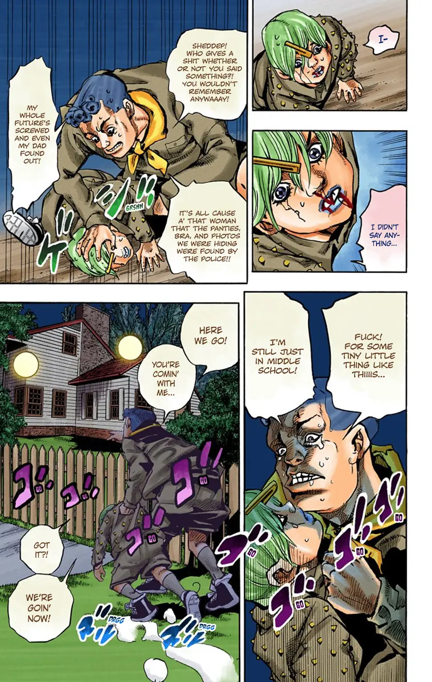 JoJo's Bizarre Adventure, Part 8: JoJolion Colored Manga β Chapter 64 β Page 13
