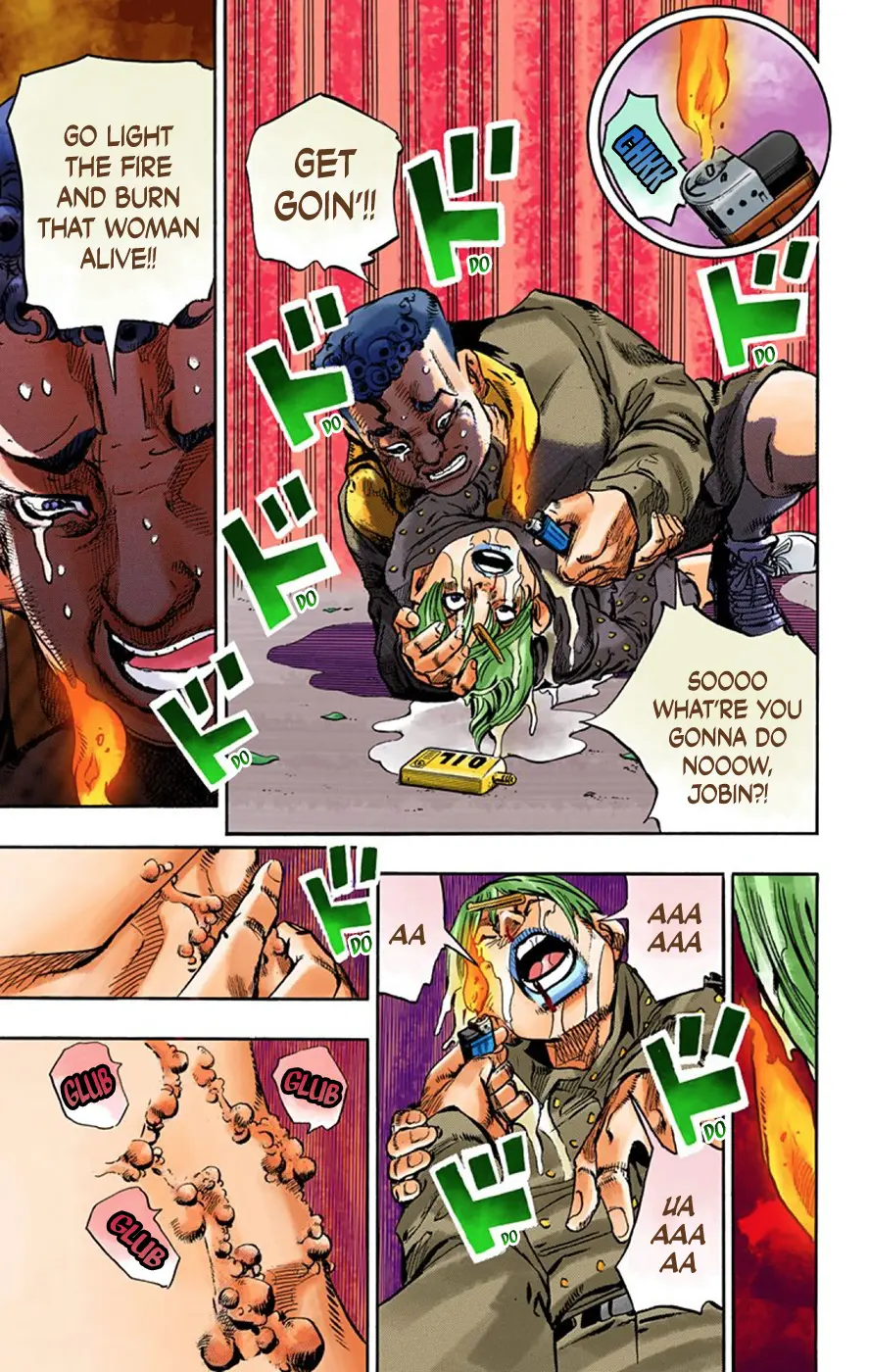 JoJo's Bizarre Adventure, Part 8: JoJolion Colored Manga β Chapter 64 β Page 17