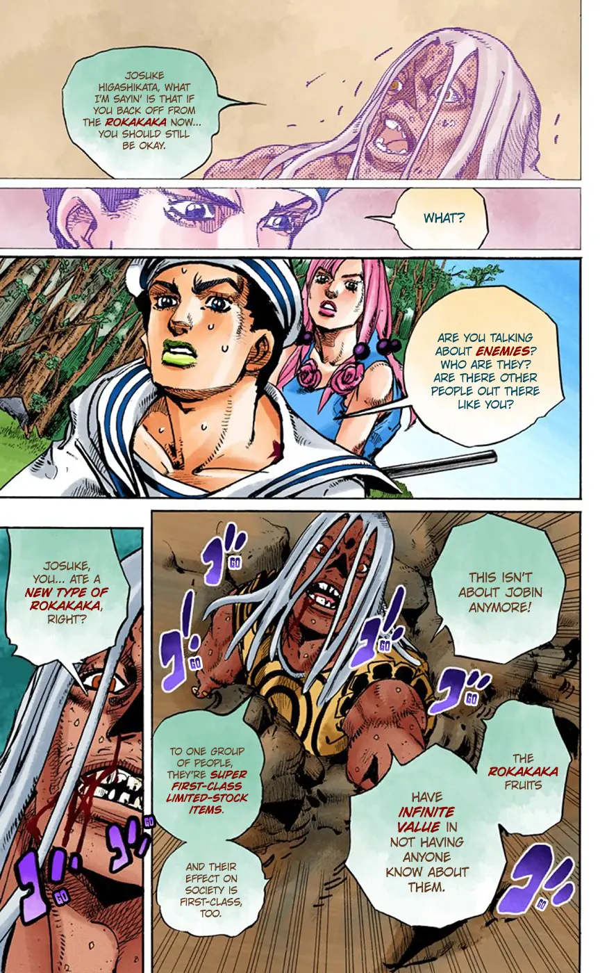 JoJo's Bizarre Adventure, Part 8: JoJolion Colored Manga β Chapter 64 β Page 34