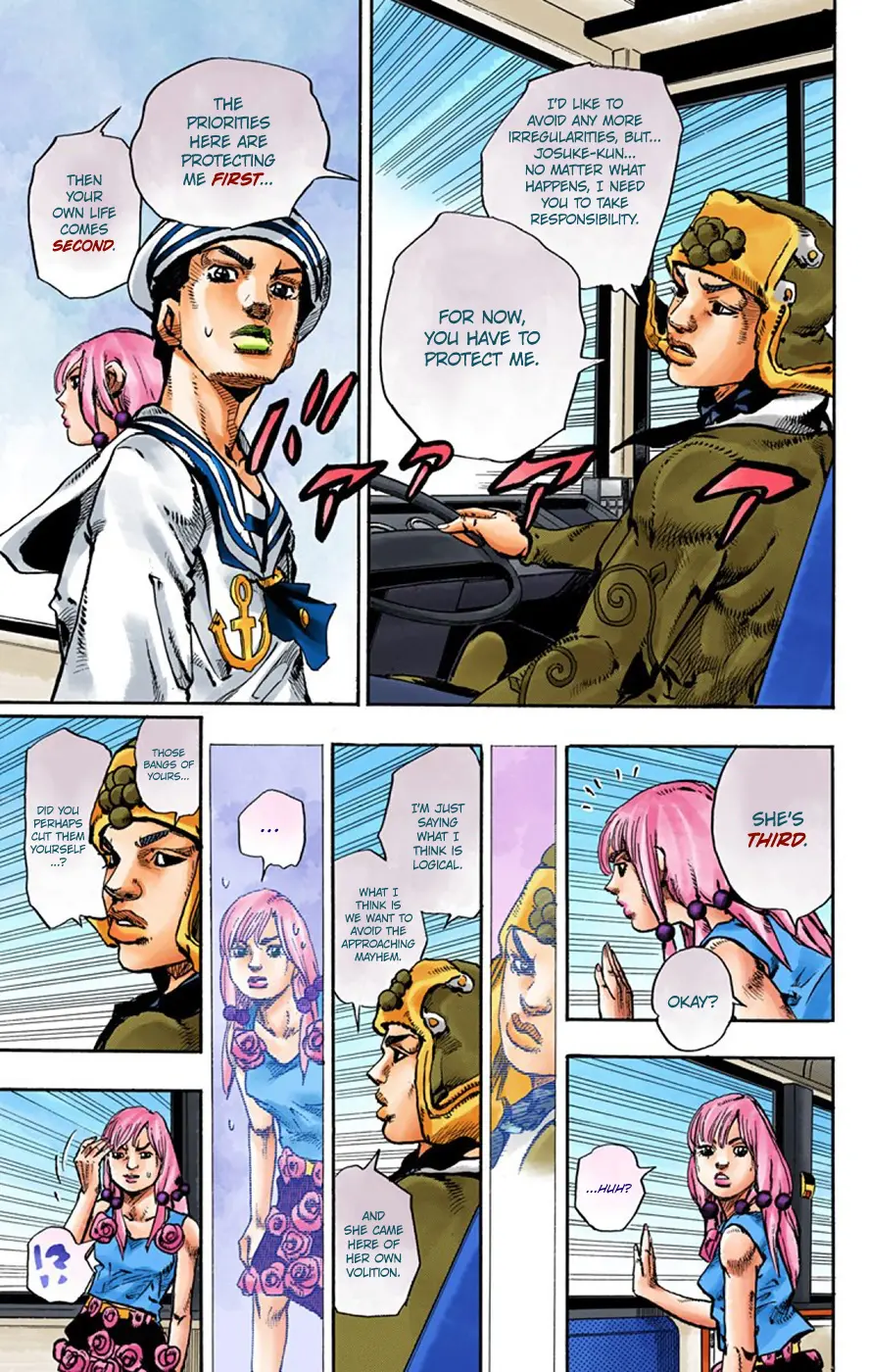 JoJo's Bizarre Adventure, Part 8: JoJolion Colored Manga — Chapter 65 — Page 8