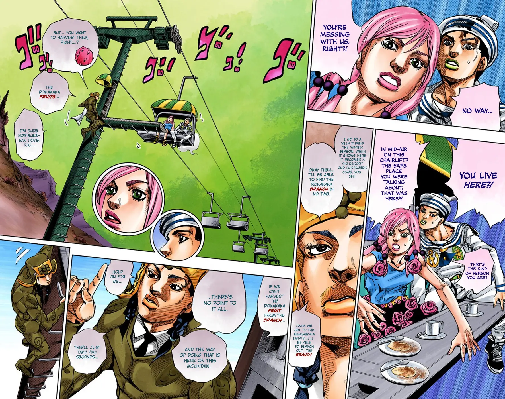 JoJo's Bizarre Adventure, Part 8: JoJolion Colored Manga — Chapter 65 — Page 36