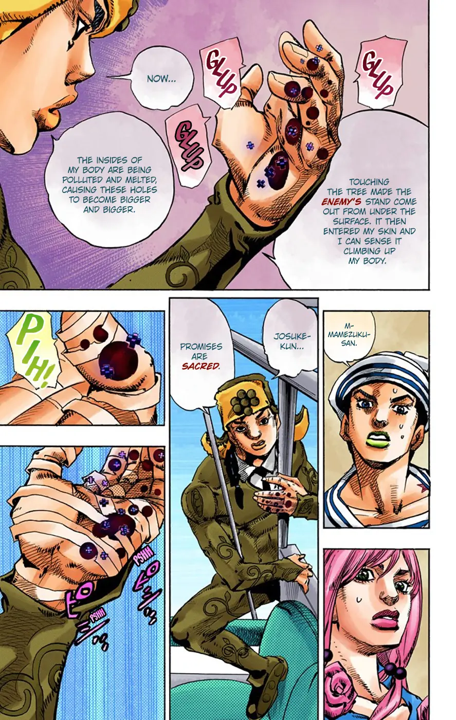 JoJo's Bizarre Adventure, Part 8: JoJolion Colored Manga β Chapter 66 β Page 34
