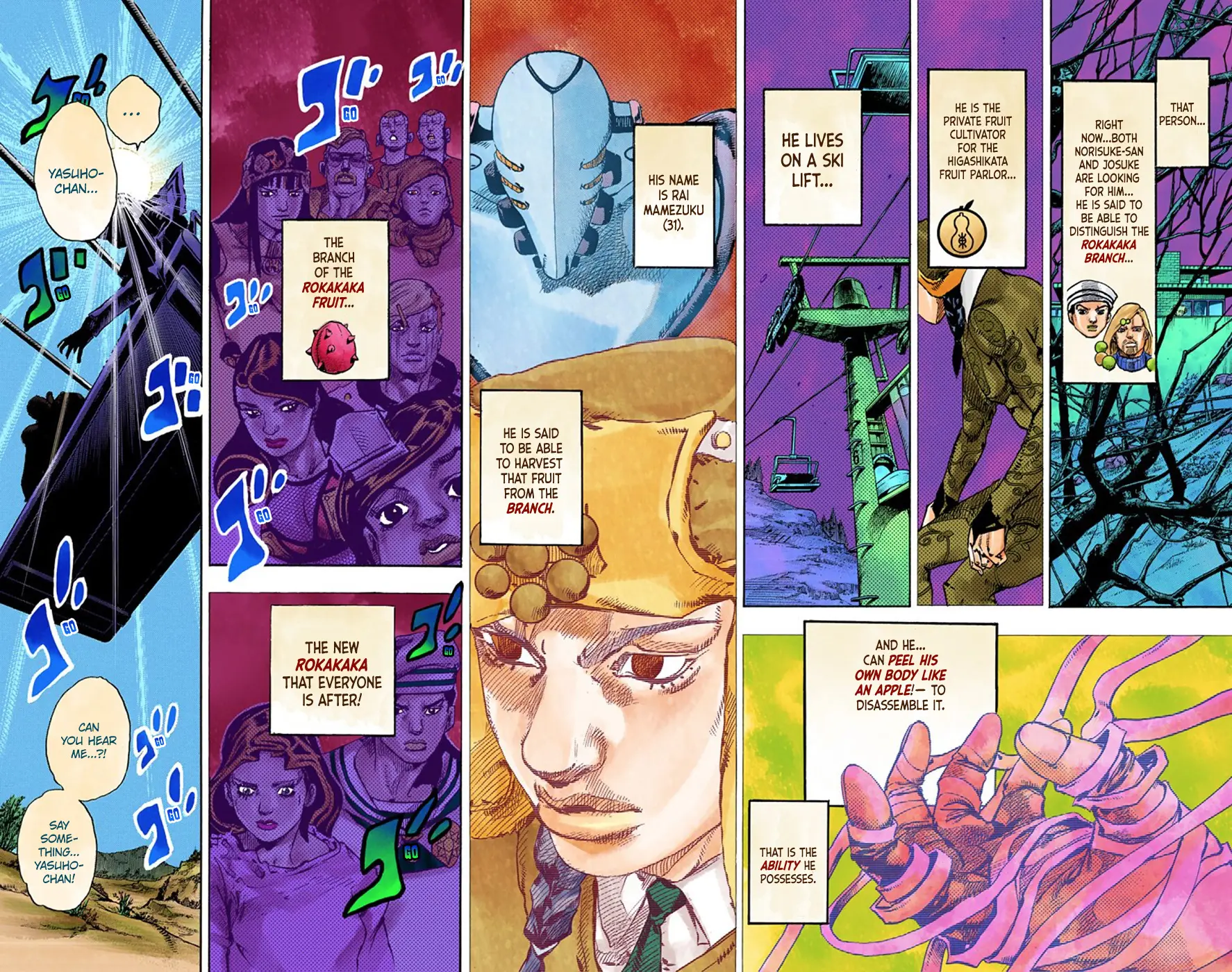 JoJo's Bizarre Adventure, Part 8: JoJolion Colored Manga — Chapter 67 — Page 8