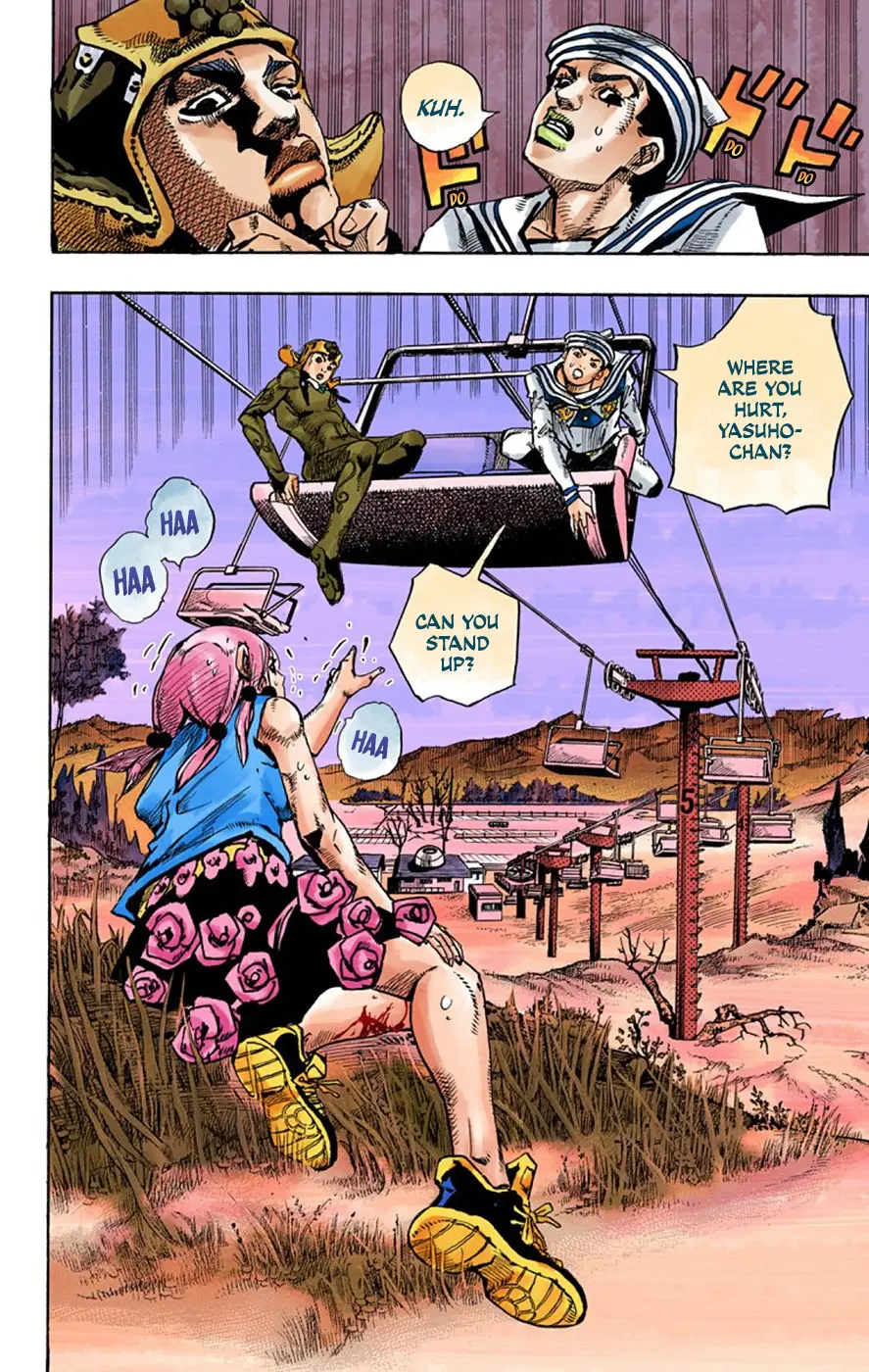 JoJo's Bizarre Adventure, Part 8: JoJolion Colored Manga — Chapter 67 — Page 12