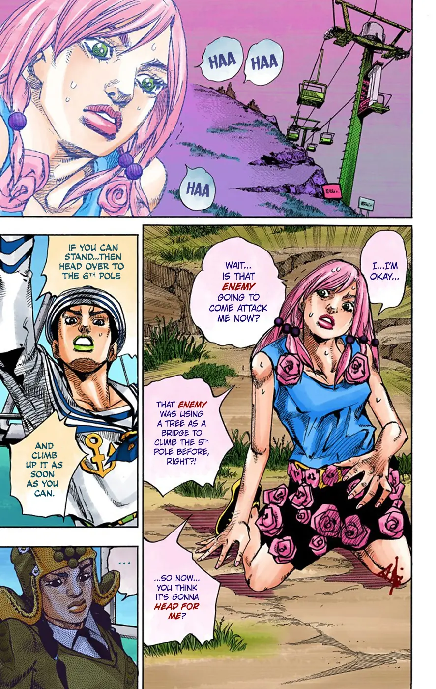 JoJo's Bizarre Adventure, Part 8: JoJolion Colored Manga — Chapter 67 — Page 13