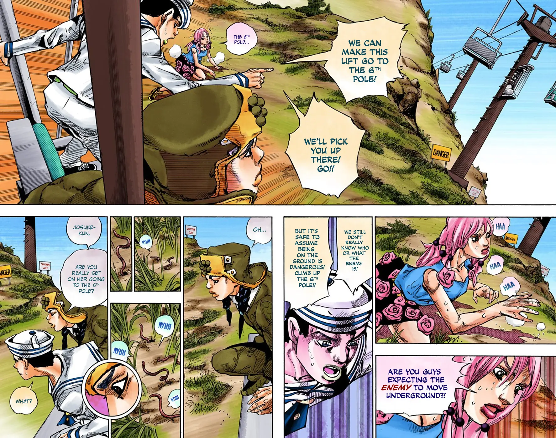 JoJo's Bizarre Adventure, Part 8: JoJolion Colored Manga — Chapter 67 — Page 14