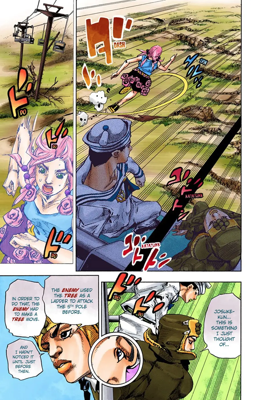 JoJo's Bizarre Adventure, Part 8: JoJolion Colored Manga — Chapter 67 — Page 16