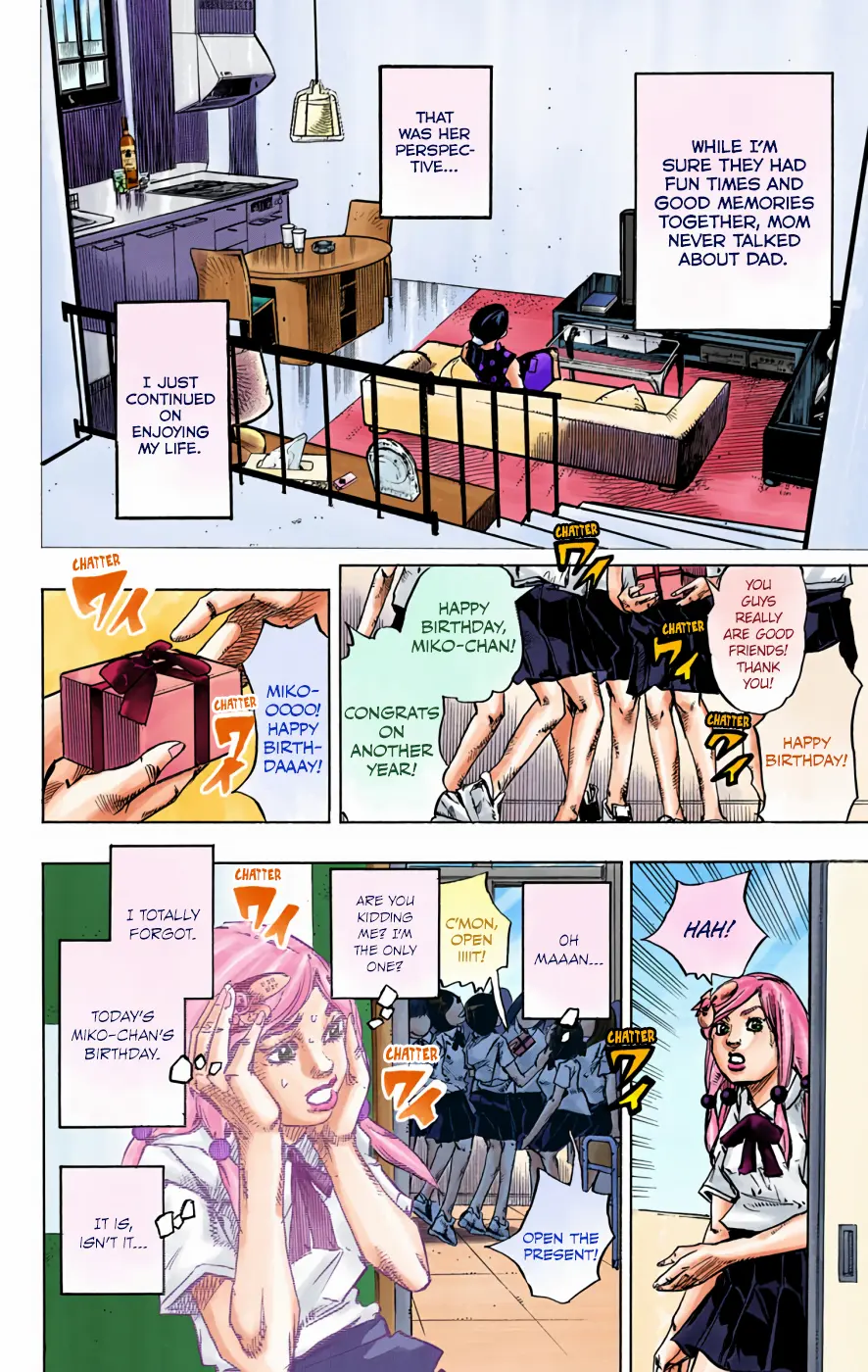 JoJo's Bizarre Adventure, Part 8: JoJolion Colored Manga β Chapter 71 β Page 14