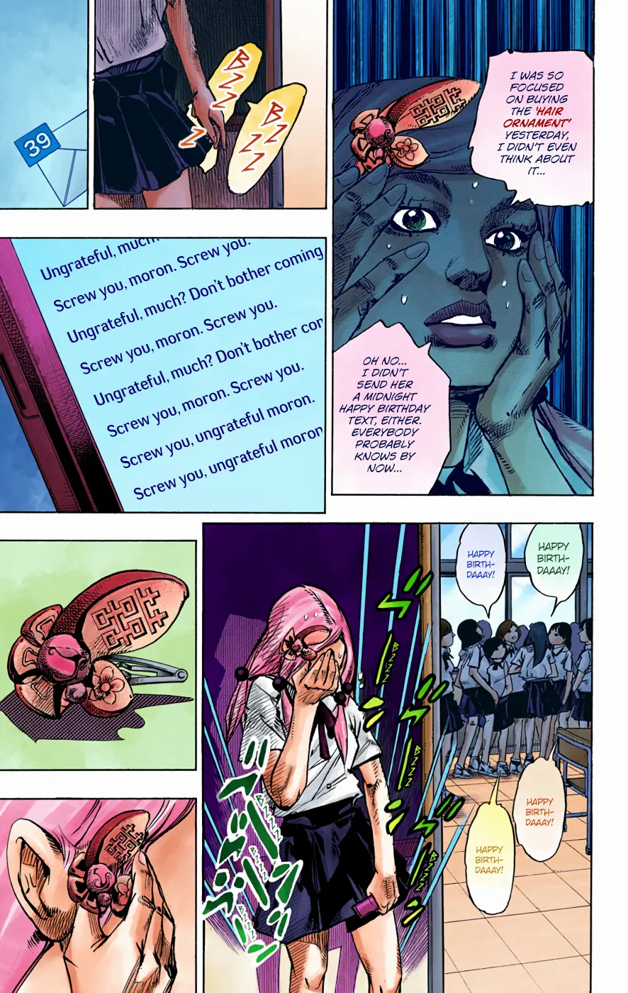 JoJo's Bizarre Adventure, Part 8: JoJolion Colored Manga β Chapter 71 β Page 15