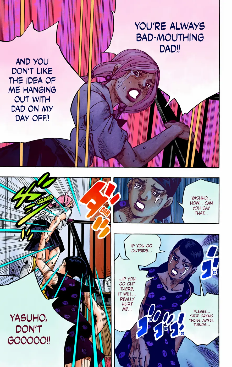 JoJo's Bizarre Adventure, Part 8: JoJolion Colored Manga β Chapter 71 β Page 27