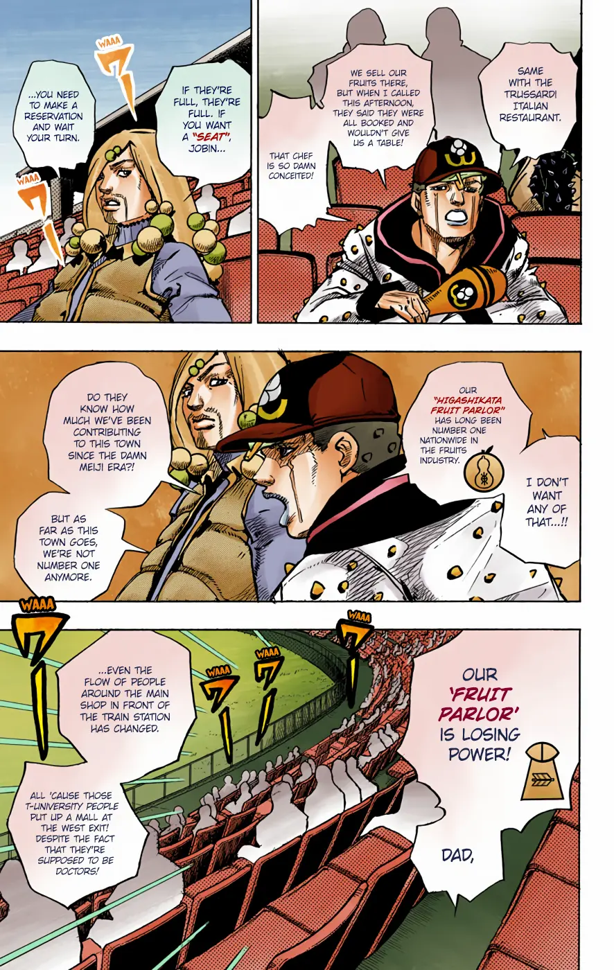 JoJo's Bizarre Adventure, Part 8: JoJolion Colored Manga — Chapter 72 — Page 7