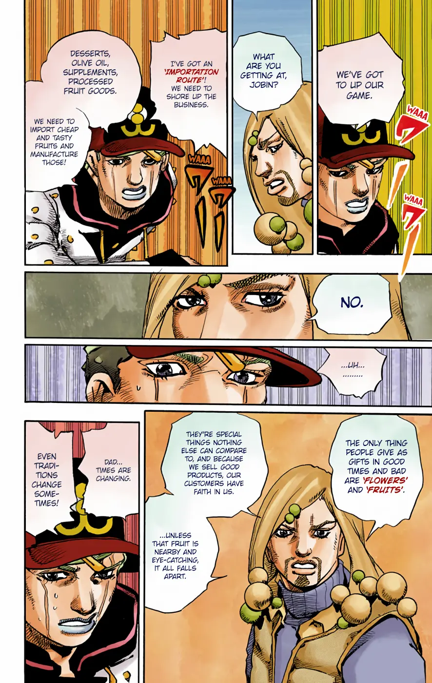 JoJo's Bizarre Adventure, Part 8: JoJolion Colored Manga — Chapter 72 — Page 8