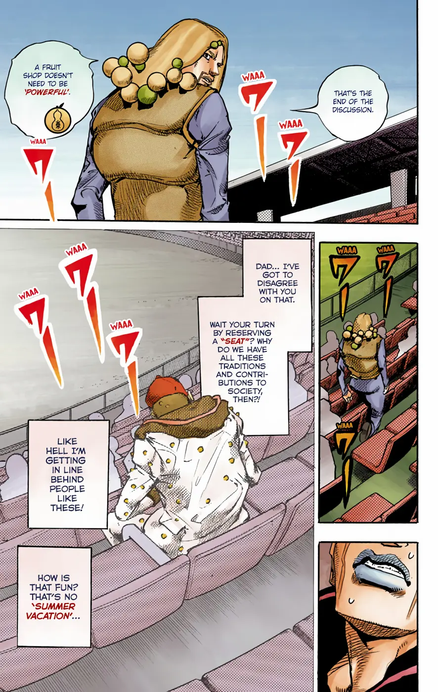 JoJo's Bizarre Adventure, Part 8: JoJolion Colored Manga — Chapter 72 — Page 9