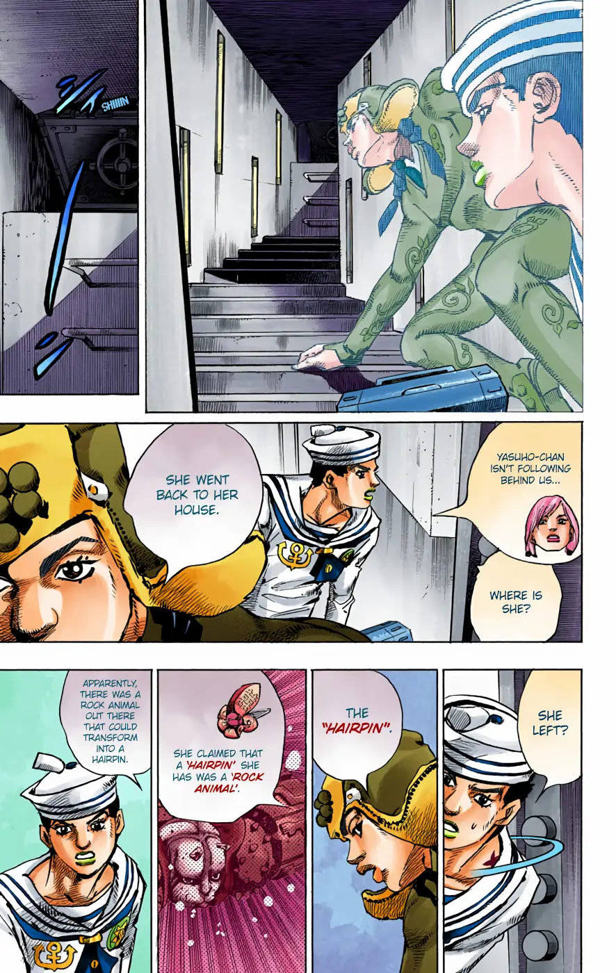 JoJo's Bizarre Adventure, Part 8: JoJolion Colored Manga — Chapter 72 — Page 16