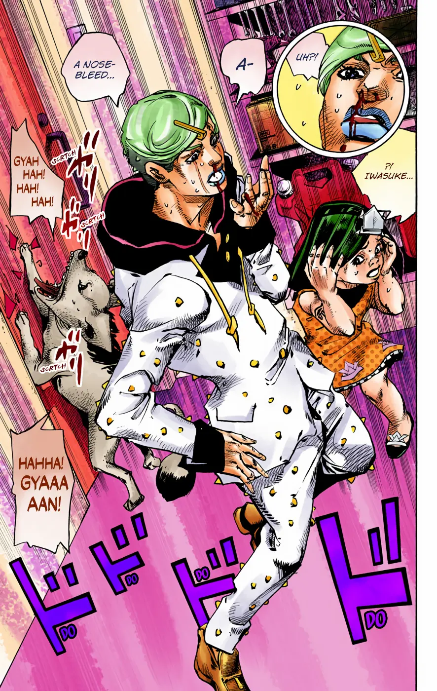 JoJo's Bizarre Adventure, Part 8: JoJolion Colored Manga — Chapter 72 — Page 34