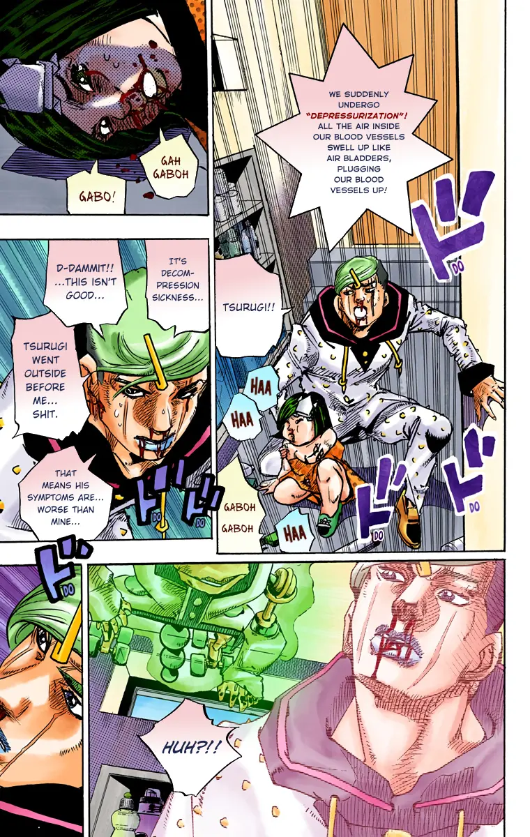 JoJo's Bizarre Adventure, Part 8: JoJolion Colored Manga β Chapter 73 β Page 16
