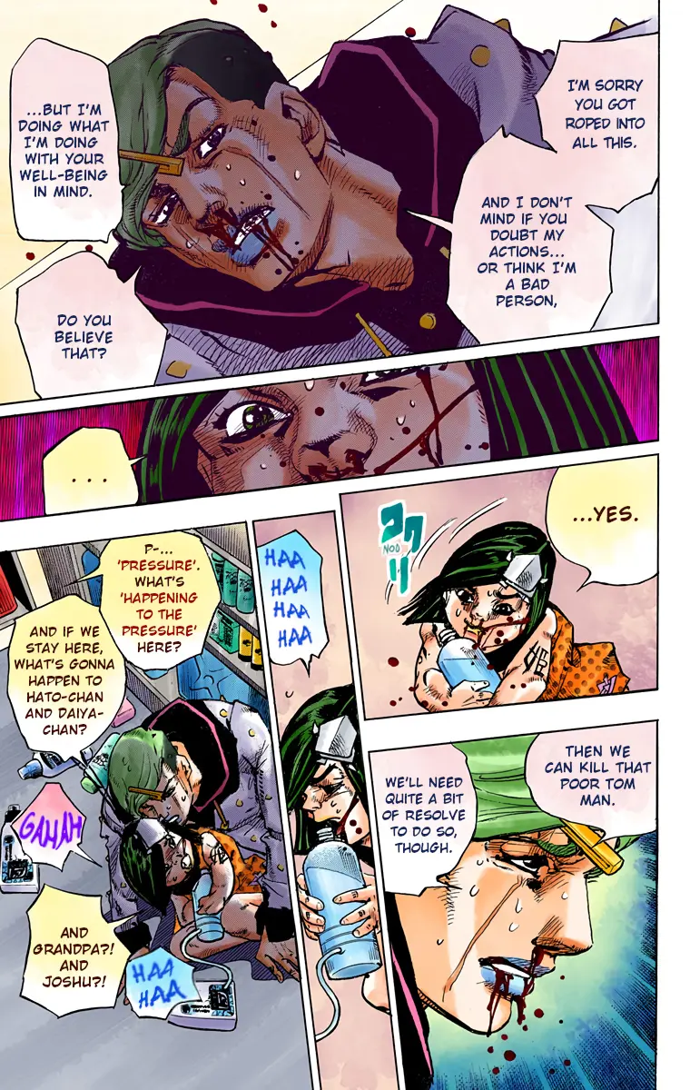 JoJo's Bizarre Adventure, Part 8: JoJolion Colored Manga — Chapter 74 — Page 5
