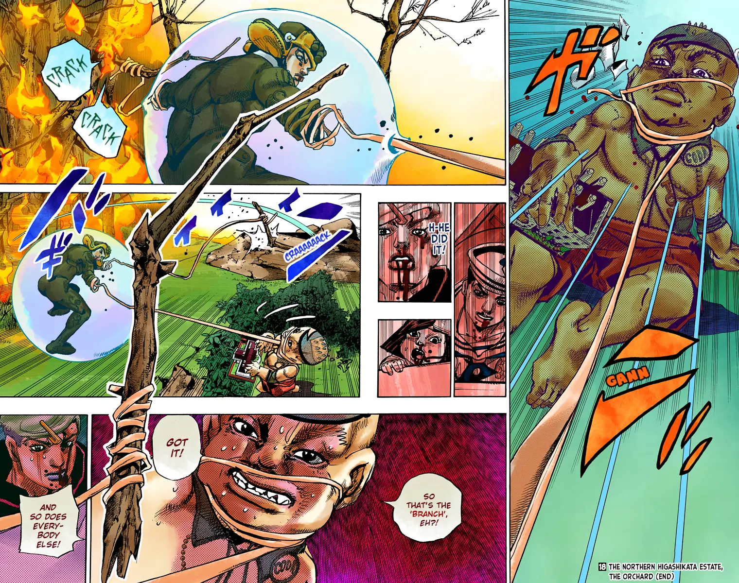 JoJo's Bizarre Adventure, Part 8: JoJolion Colored Manga — Chapter 74 — Page 38