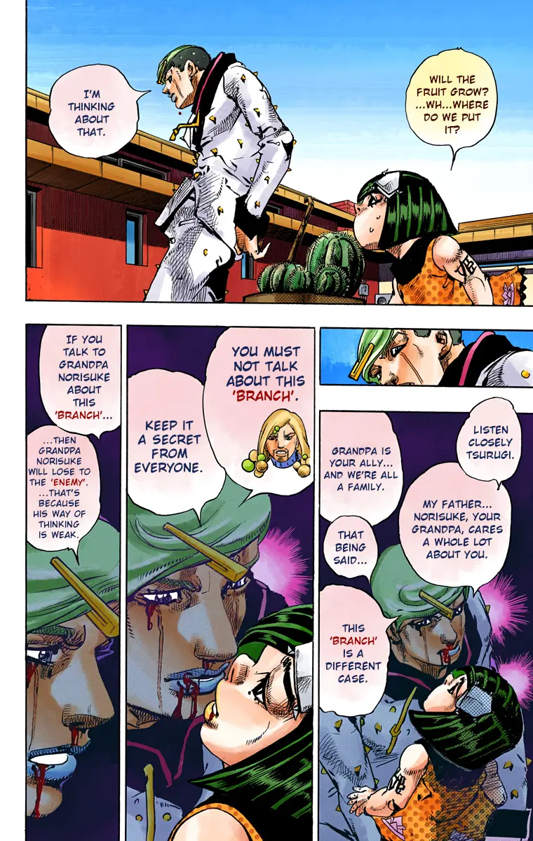 JoJo's Bizarre Adventure, Part 8: JoJolion Colored Manga β Chapter 76 β Page 35
