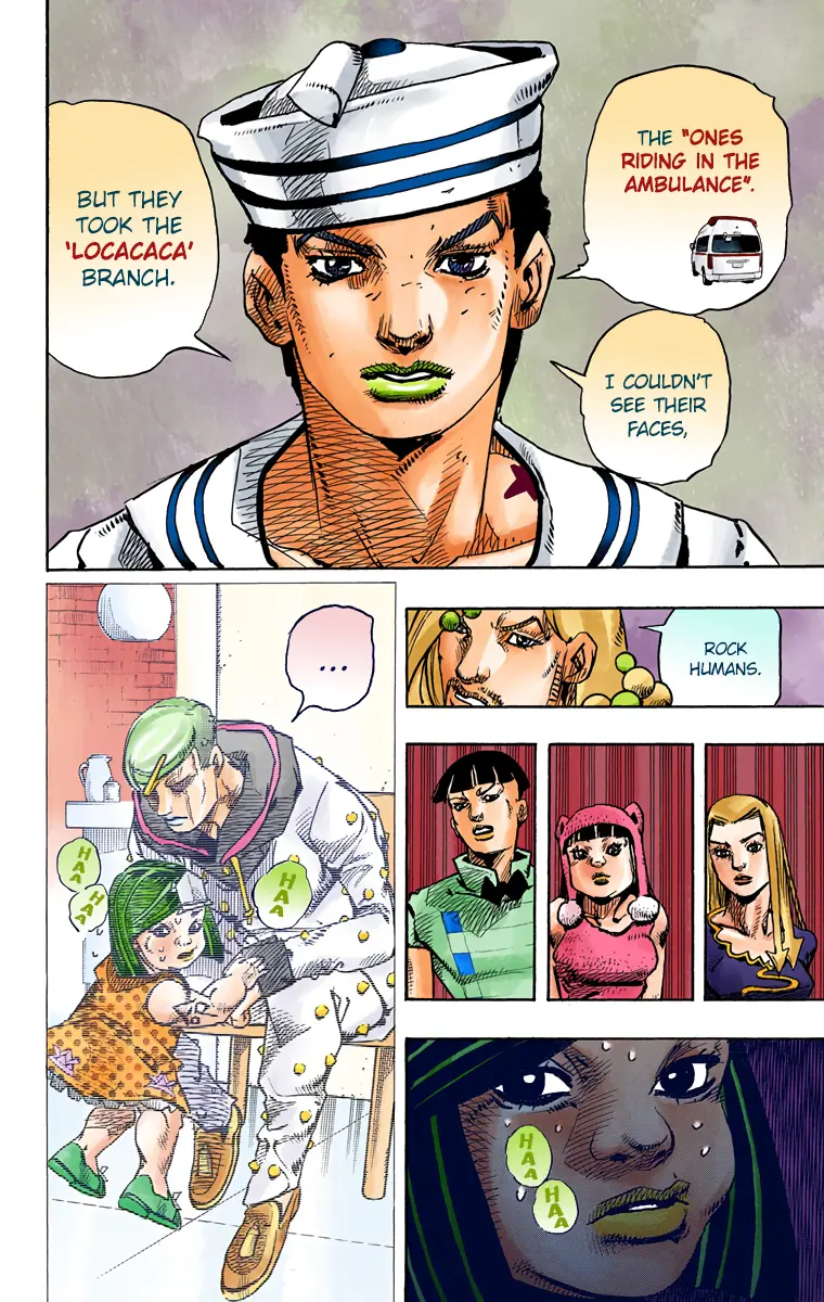 JoJo's Bizarre Adventure, Part 8: JoJolion Colored Manga β Chapter 77 β Page 6