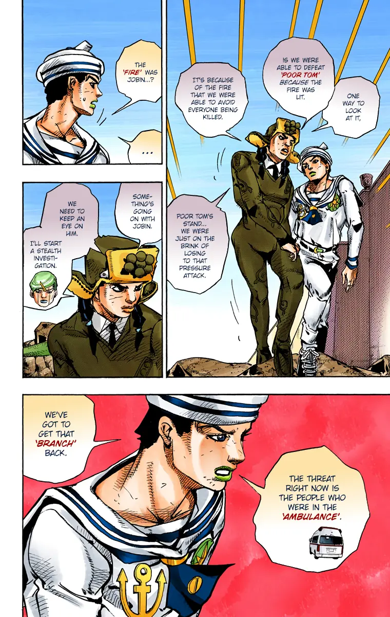JoJo's Bizarre Adventure, Part 8: JoJolion Colored Manga β Chapter 77 β Page 14