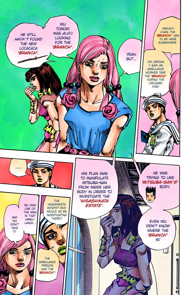 JoJo's Bizarre Adventure, Part 8: JoJolion Colored Manga β Chapter 82 β Page 33