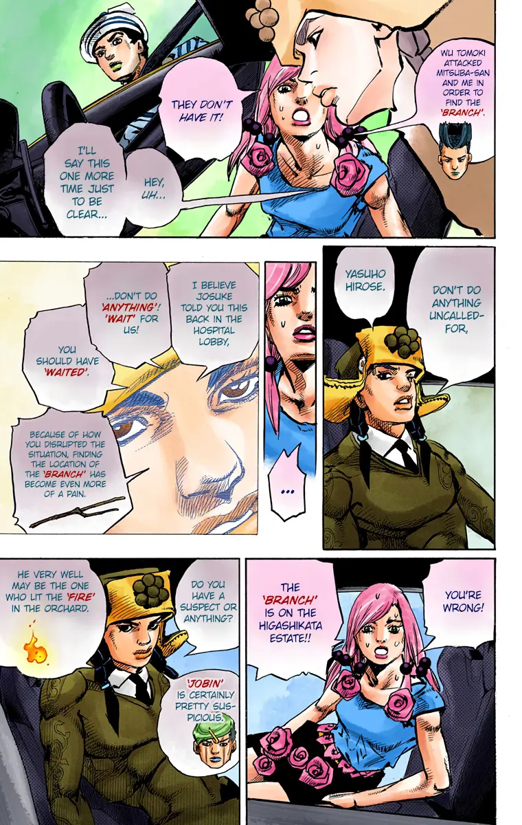 JoJo's Bizarre Adventure, Part 8: JoJolion Colored Manga β Chapter 83 β Page 11