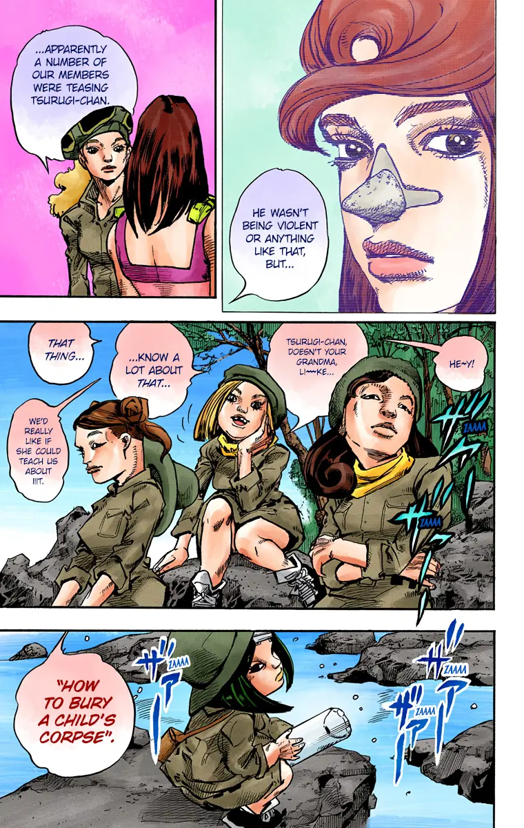 JoJo's Bizarre Adventure, Part 8: JoJolion Colored Manga β Chapter 83 β Page 36