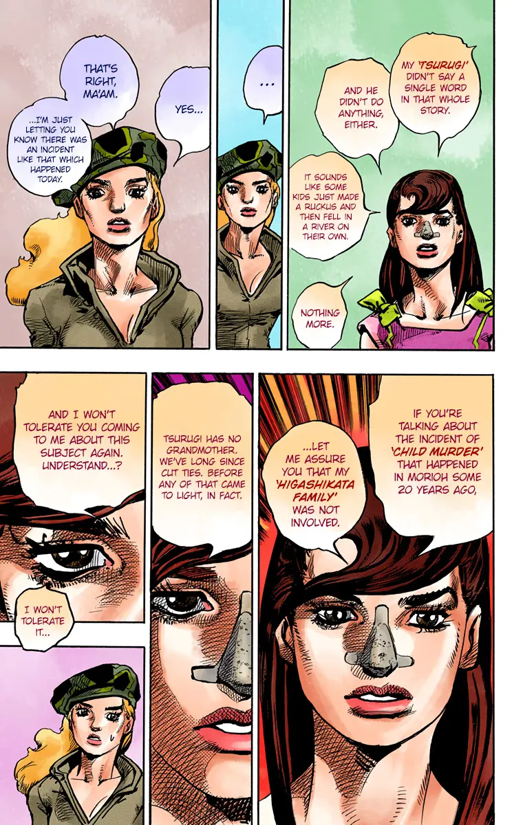 JoJo's Bizarre Adventure, Part 8: JoJolion Colored Manga β Chapter 83 β Page 40