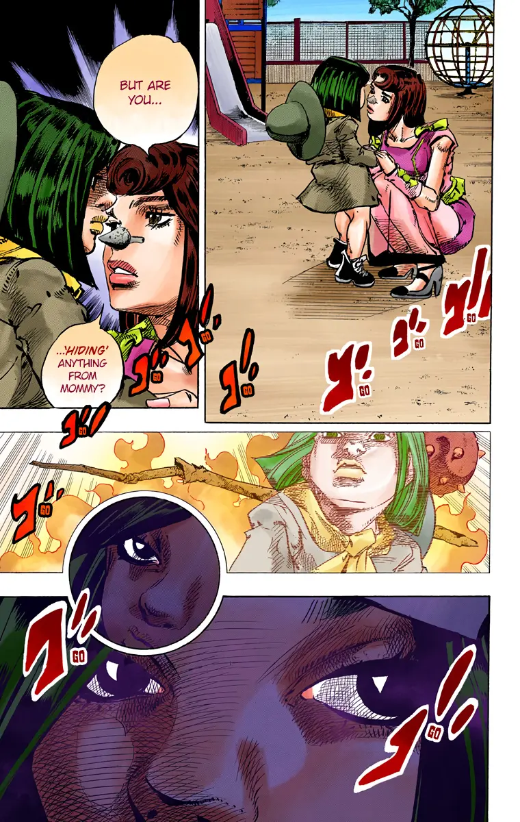 JoJo's Bizarre Adventure, Part 8: JoJolion Colored Manga β Chapter 84 β Page 35