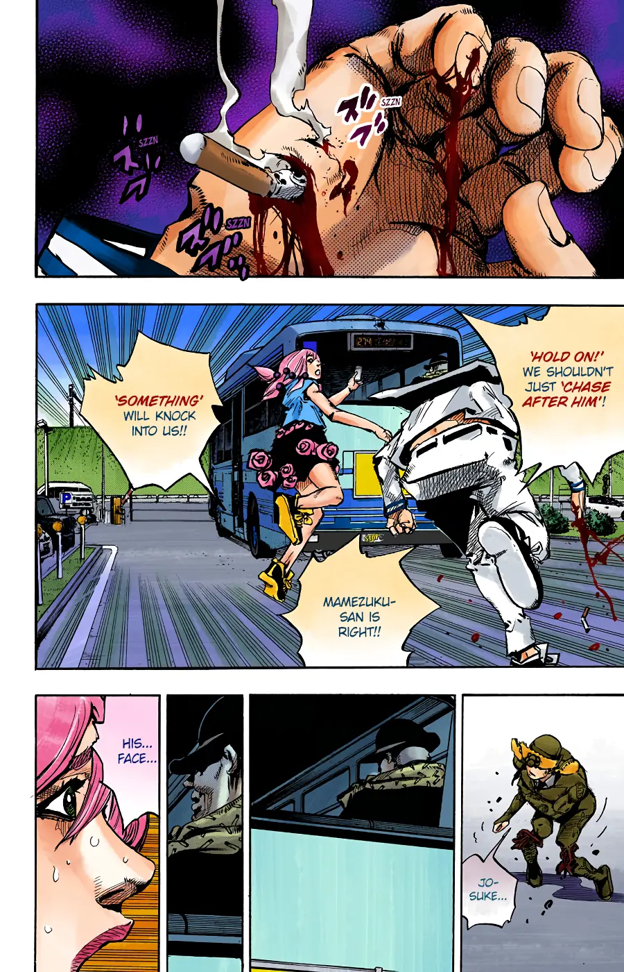 JoJo's Bizarre Adventure, Part 8: JoJolion Colored Manga β Chapter 86 β Page 12