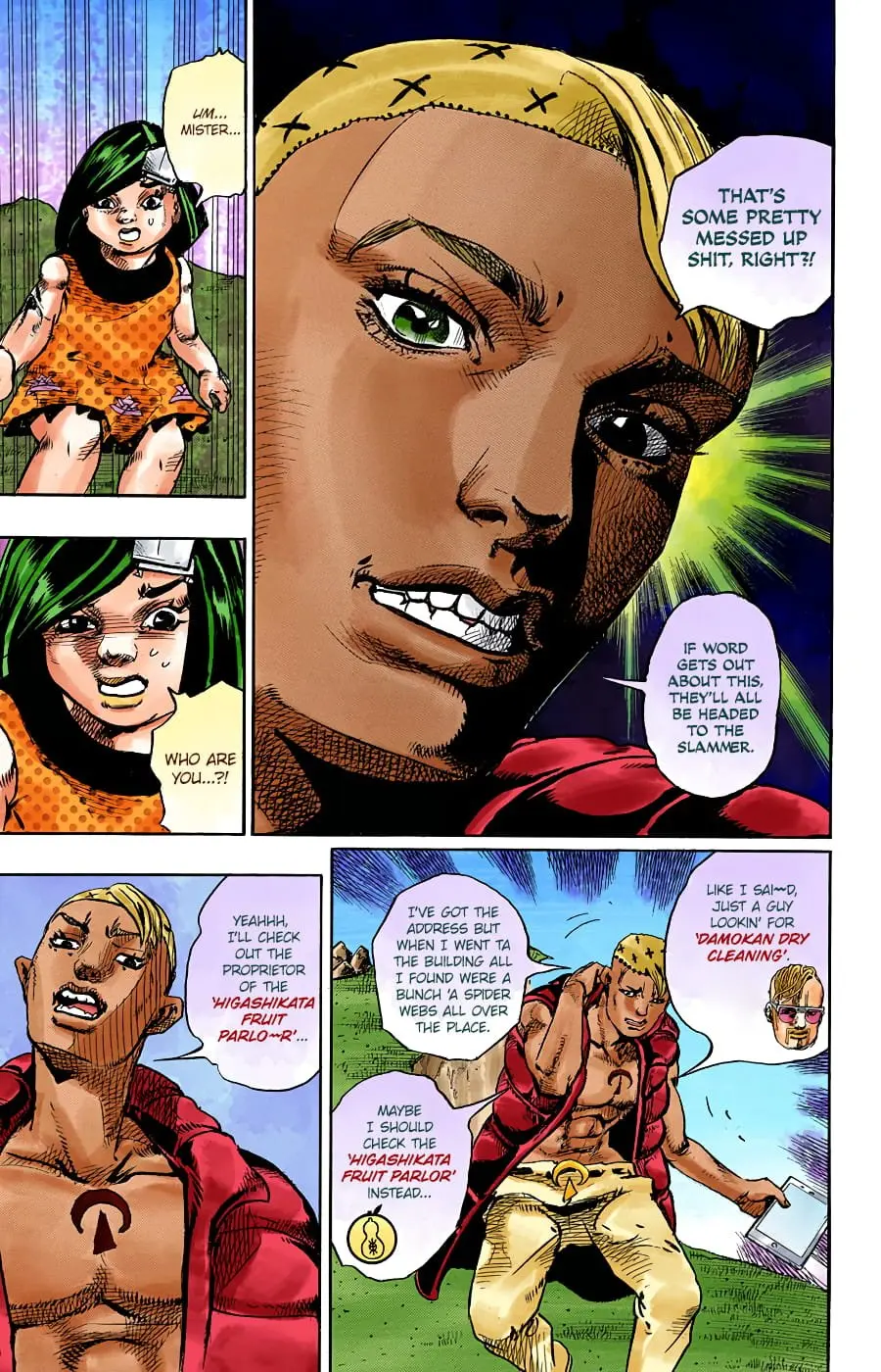 JoJo's Bizarre Adventure, Part 8: JoJolion Colored Manga β Chapter 87 β Page 21