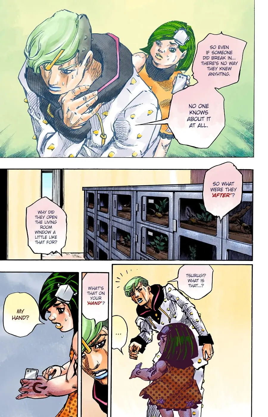 JoJo's Bizarre Adventure, Part 8: JoJolion Colored Manga β Chapter 87 β Page 36