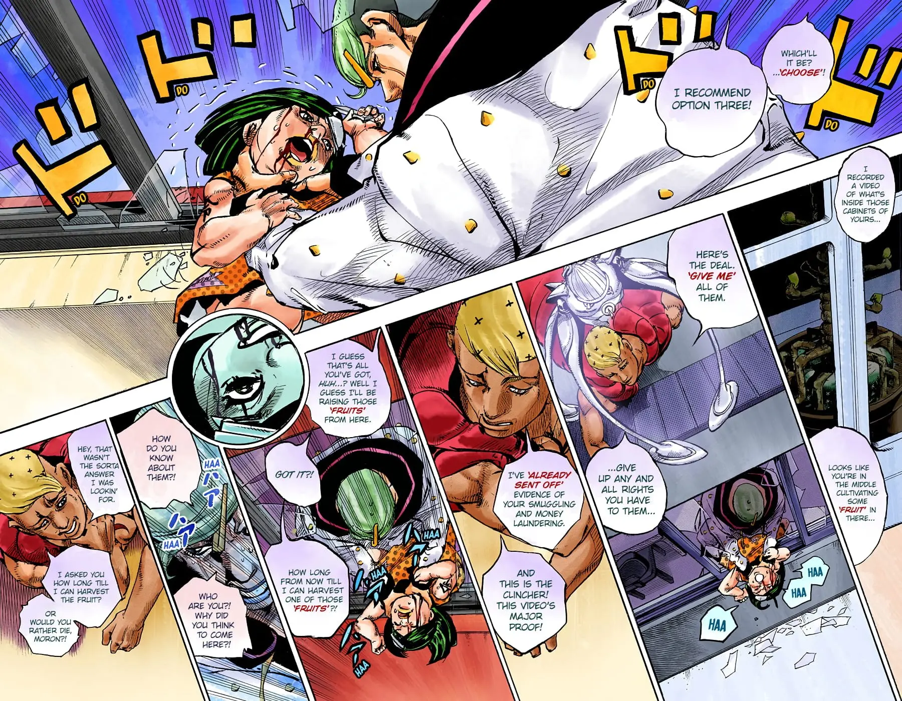JoJo's Bizarre Adventure, Part 8: JoJolion Colored Manga β Chapter 88 β Page 8