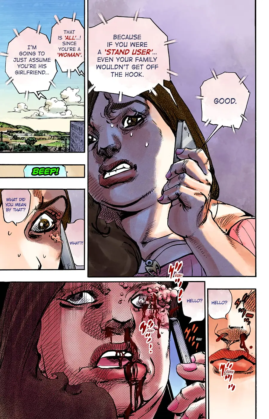 JoJo's Bizarre Adventure, Part 8: JoJolion Colored Manga β Chapter 88 β Page 35