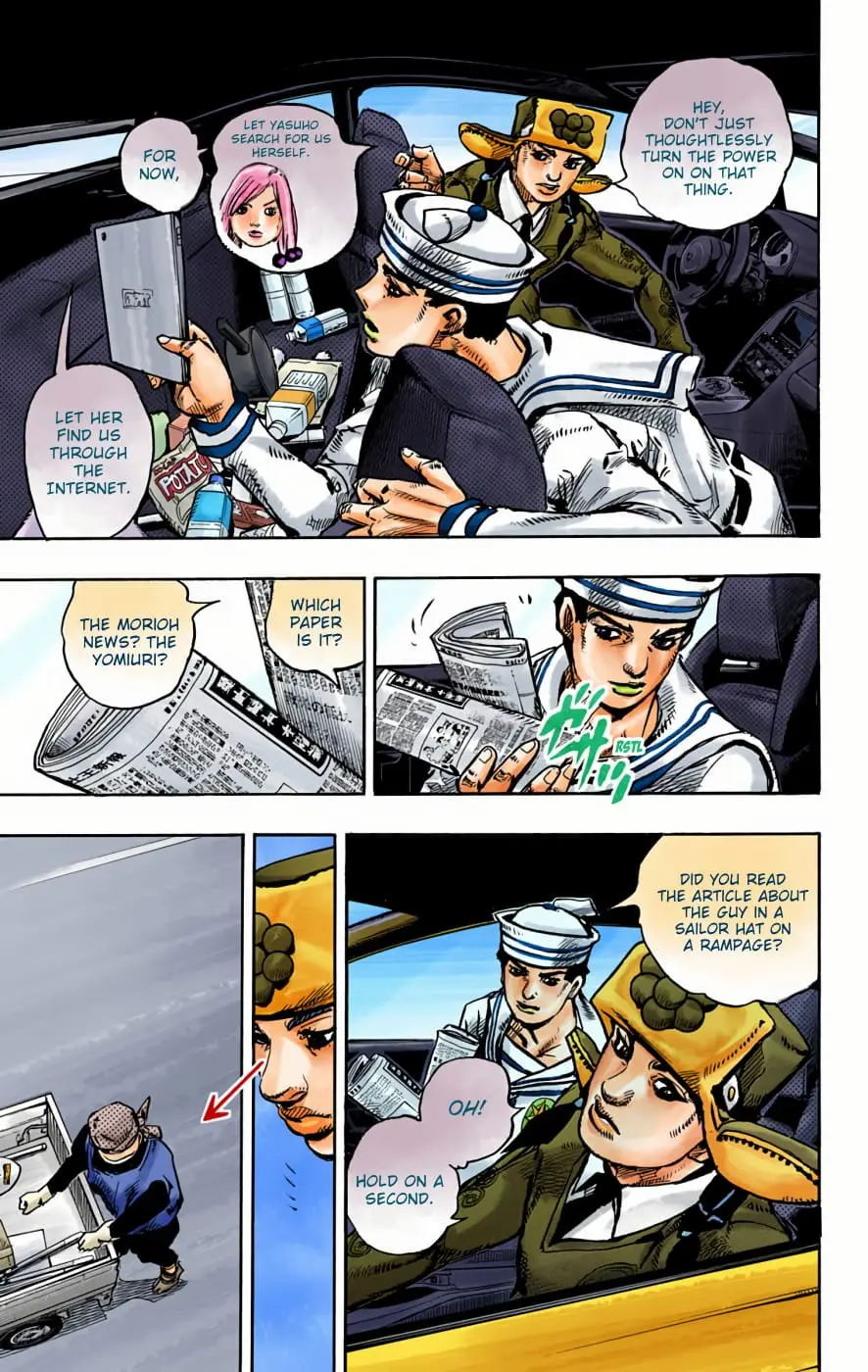 JoJo's Bizarre Adventure, Part 8: JoJolion Colored Manga — Chapter 89 — Page 8