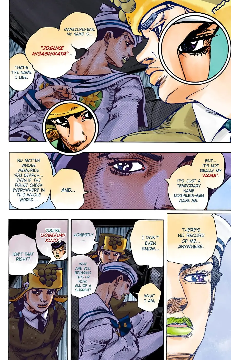 JoJo's Bizarre Adventure, Part 8: JoJolion Colored Manga β Chapter 90 β Page 7